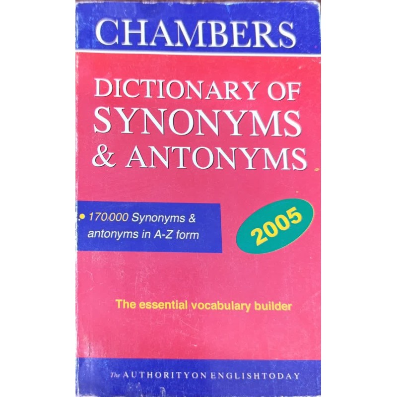 کتاب دست دوم chambers dictionary of synonyms and antonyms