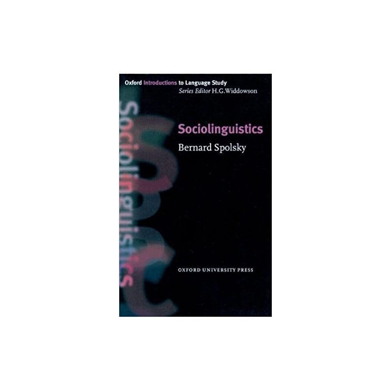 کتاب دست دوم Sociolinguistics bernard spolsky