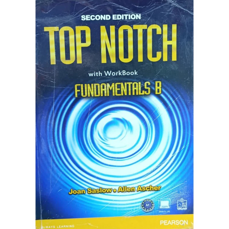 کتاب دست دوم top notch with workbook fundamentals b joan saslow.allen ascher