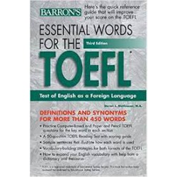 book ESSENTIAL WORDS FOR Third Edition TOEFL Test of english as a foreign language