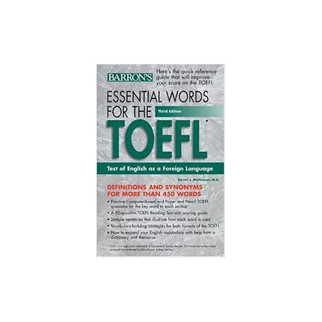 book ESSENTIAL WORDS FOR Third Edition TOEFL Test of english as a foreign language