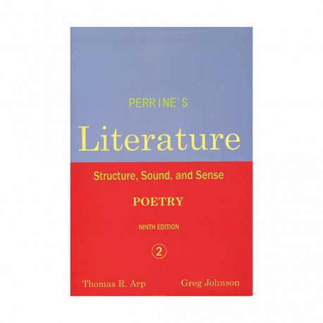 کتاب Perrines Literature 2 Poetry Structure Sound and Sense ninth Edition