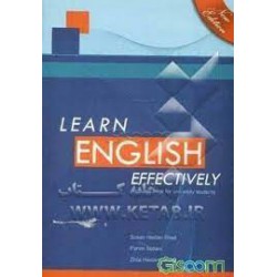 کتاب LEARN ENGLISH EFFECTIVELY Zhila heidari kaidan and parvin soltani and susan Heidari shad