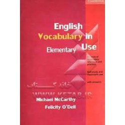 کتاب  English Vocabulary in use Elementary Michael McCarthy Felicity odell