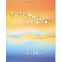 کتاب Psychology of Language david w Carroll