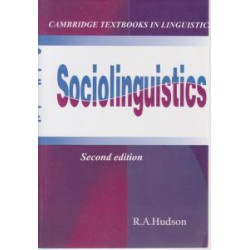 Sociolinguistics R.A.Hudson