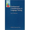 کتاب Fundamental Considerations in Language Testing by: Lyle F Bachman