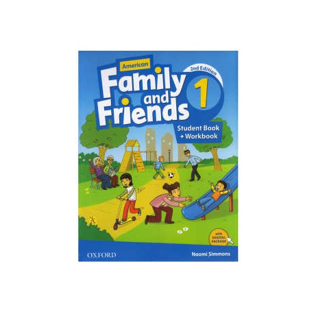 کتاب Family and Friends 1 student Book Workbook Naomi Simmons