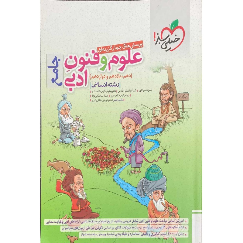 کتاب دست دوم علوم و فنون ادبی جامع خیلی سبز